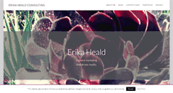 Desktop Screenshot of erikaheald.com