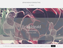 Tablet Screenshot of erikaheald.com